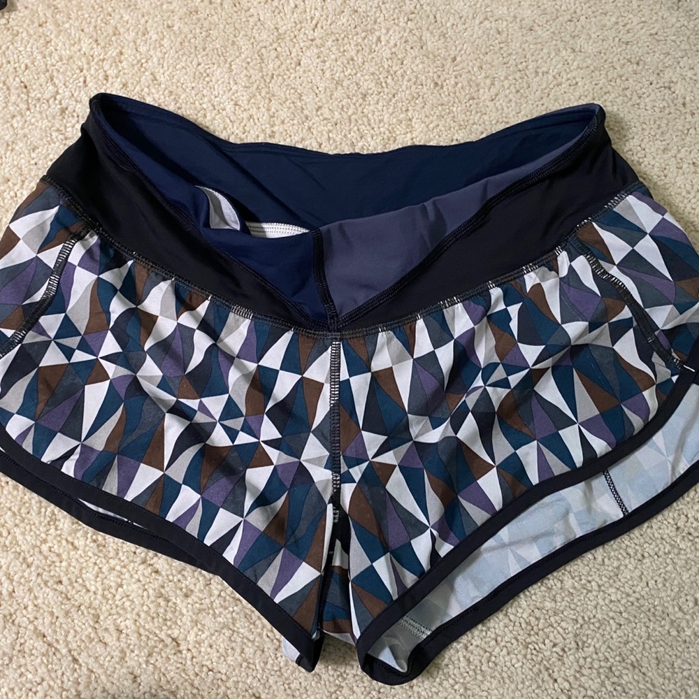 RARE lululemon speed shorts
